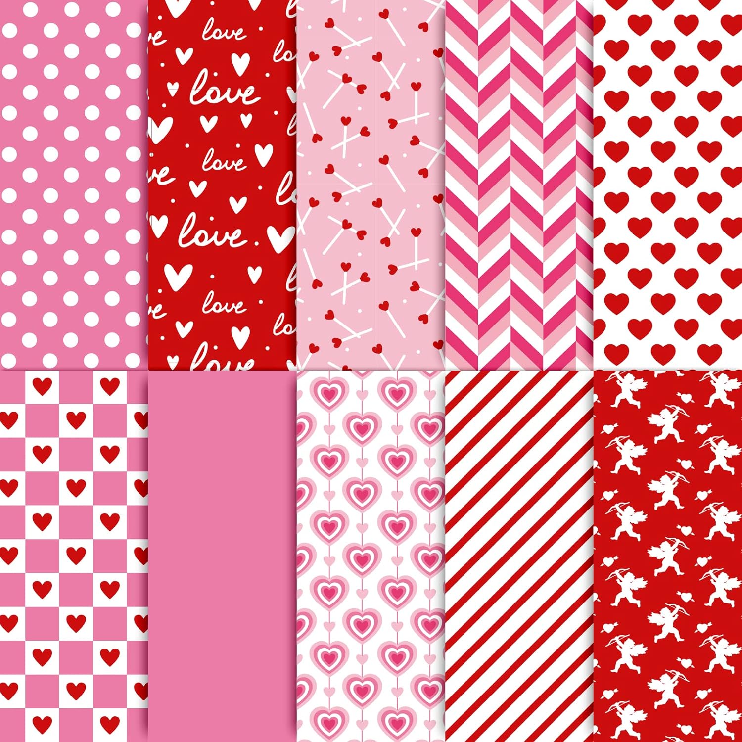 60 Sheets Valentine'S Day Tissue Paper Love Heart Gift Wrapping Paper 13.8 X 19.7 Inch Assorted Pink Red Sweet Valentine Tissue Paper For Diy Craft Gift Bags Wedding Birthday Party Decor