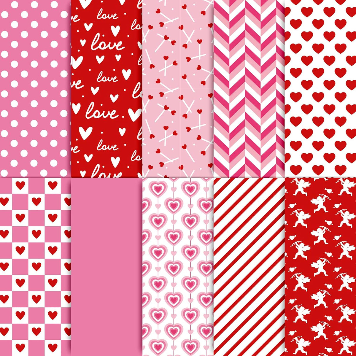 60 Sheets Valentine'S Day Tissue Paper Love Heart Gift Wrapping Paper 13.8 X 19.7 Inch Assorted Pink Red Sweet Valentine Tissue Paper For Diy Craft Gift Bags Wedding Birthday Party Decor