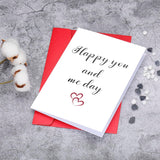Valentines Day Card For Him Her, Anniversary Card For Women Men, Paper Anniversary Wedding Gifts For Husband Wife Card For Girlfriend Birthday Couple Gift National Boyfriend Day Sweetest Day Christmas