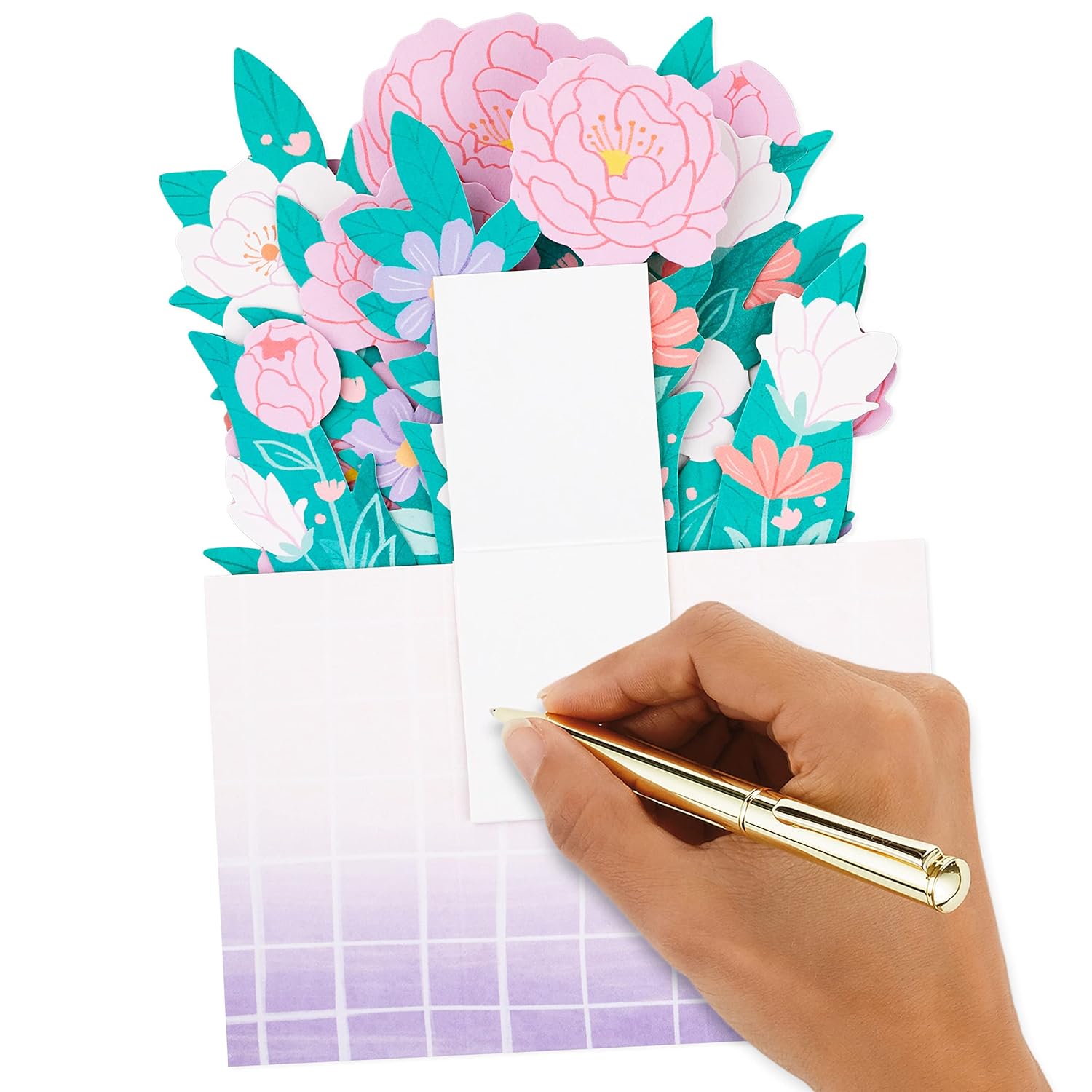 Hallmark Pop Up Mothers Day Card or Birthday Card for Women, Her, Grandma, Sister, Daughter, Friend (Pastel Flower Bouquet)