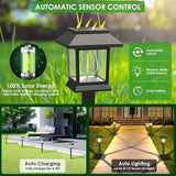 12 Pack Solar Pathway Lights Waterproof Black Landscape Lights for Garden Yard Walkway