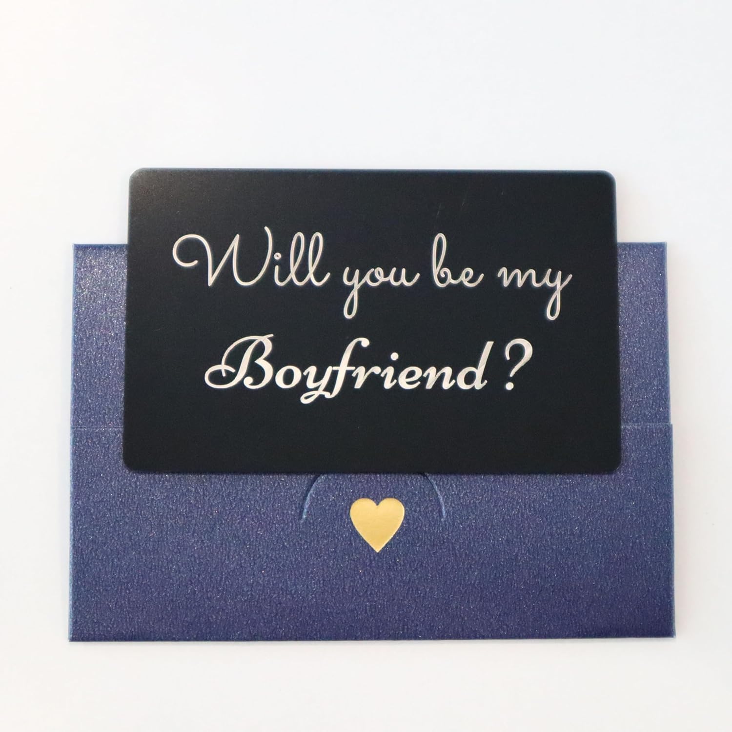 Will You Be My Boyfriend | Powerful Love Messages, Show Your Love Romantic With This Sweet And Thoughtful Card, Simple And Powerful (With Royal Blue Envelope)