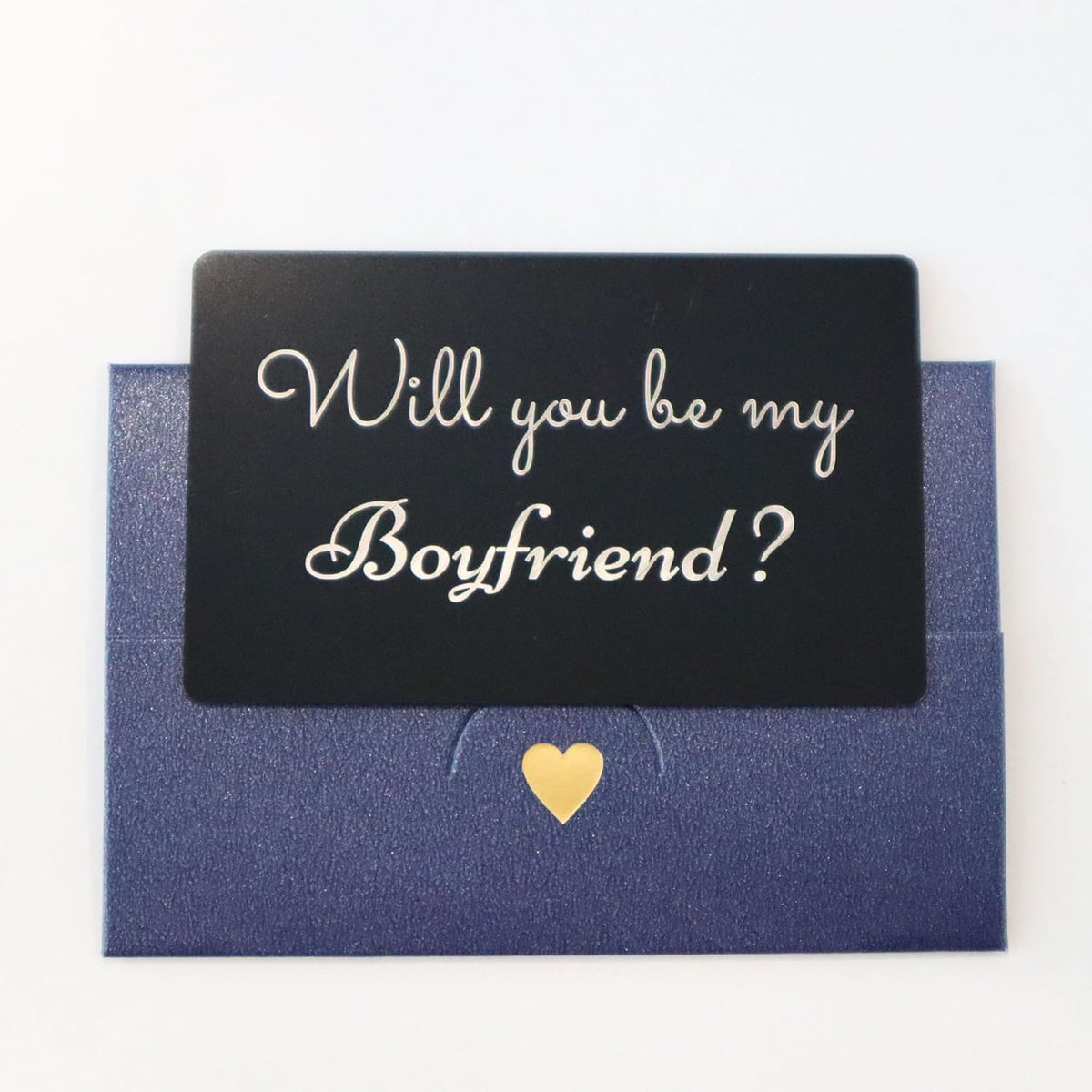 Will You Be My Boyfriend | Powerful Love Messages, Show Your Love Romantic With This Sweet And Thoughtful Card, Simple And Powerful (With Royal Blue Envelope)