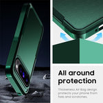 Google Pixel 9 Pro XL Case, Shockproof, Heavy Duty Rugged Protection, Green