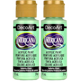 DecoArt Americana Paint 2 OZ, us:one size, Jadeite Glass -Mint Green (Pack of 2)