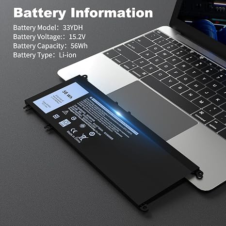 Dell 33YDH 56Wh Laptop Battery Replacement for Inspiron G3 G5 G7 3579 7588