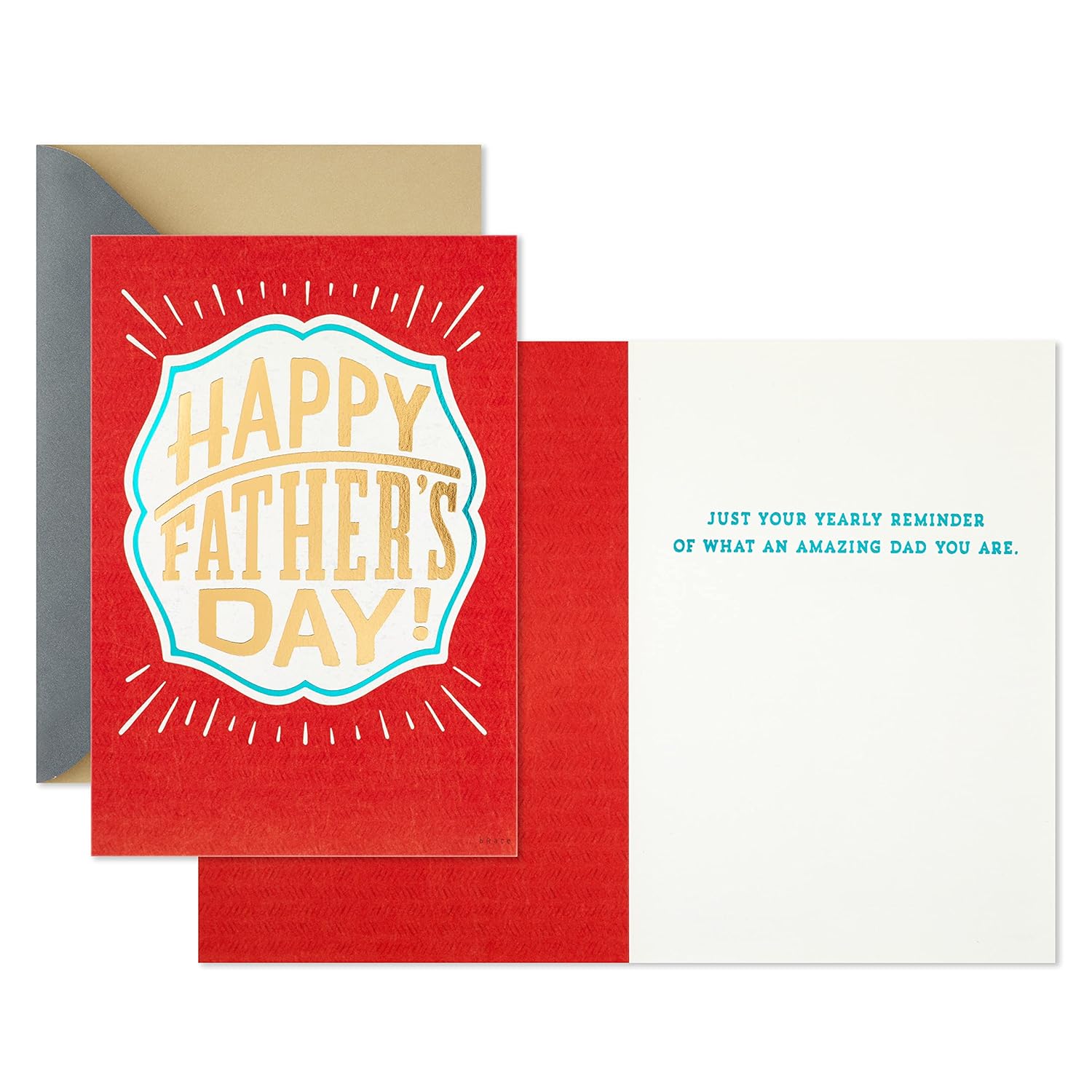 Hallmark Pack of 1 Mothers Day Card and 1 Fathers Day Card (A Day As Wonderful As You, Amazing Dad)