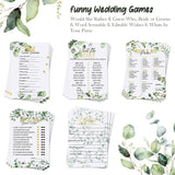 220 Pieces Bridal Shower Game Set - Fun Wedding Games Cards Supplies And Pencils Activity Accessories For Bride Groom Bachelorette Party Wedding Favors