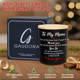 Birthday Gifts For Mom From Daughter Son - Long Lasting Vanilla Lavender Scented Candle 10 Oz - I Love You Mom Gifts For Mother, Mama, Mother In Law, Grandma, Candle For Women