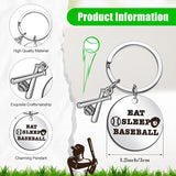Baseball Gifts - Funny Scented Candle & Keychain For Men & Women