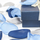 200Pcs Silk Rose Petals For Weddings Flower Petals For Weddings Decorations Flower Girl Artificial Petals For Proposal Romantic Decorations Special Night (Navy Blue)