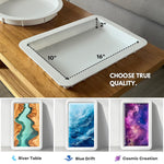 Large Rectangular Resin Table Silicone Mold 16X10X2 Inches (Single Unit) - Premium Quality, No Seal Required, Reusable For Diy River Table And Epoxy Casting Projects