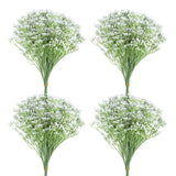 20Pcs Babys Breath Artificial Flowers, Faux Baby Breath Flowers Artificial Bulk White Wedding Decor Small Fake Babies Breath Flowers Real Touch, Gypsophila Floral Decoration For Christmas Wedding
