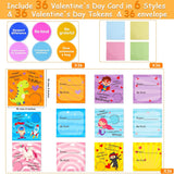 36 Pack Valentine'S Day Gift Cards For Kids Valentine Kindness Cards With Envelopes And Tokens For Valentine Party Favors, School Classroom Prizes, Exchanging Gifts