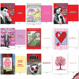 - 36 Assorted Set Funny Valentine'S Day Greeting Cards Bulk Box With Envelopes, Loving Humor Card Variety Pack For Men, Women, Friends (36 Designs, 1 Each) Be Mine Ac9380Vdg-B1X36