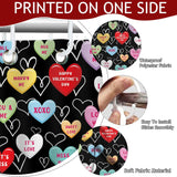 Valentines Shower Curtain For Bathroom - Sweet Heart Valentine'S Day Decor Pink Heart Shower Curtain For Romantic Heart Bathroom Decor, 72 X 72 Inch Waterproof Bath Curtain