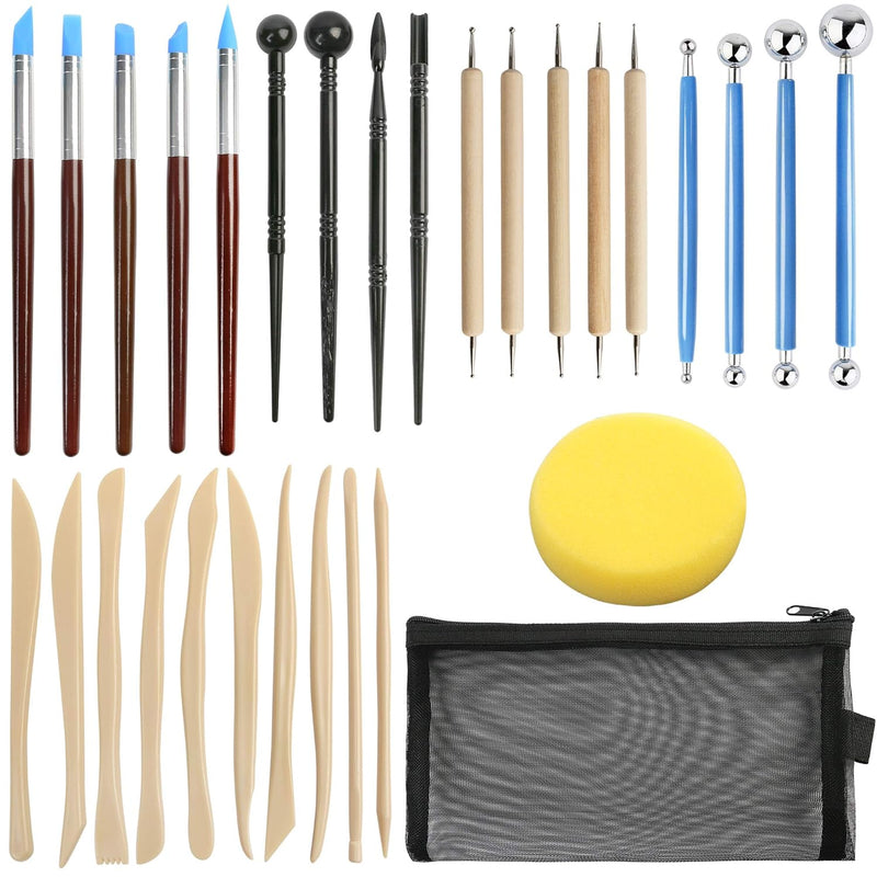 Polymer Clay Tools, 30Pc Modeling Clay Tools Set, Includes Clay Sculpting Tool