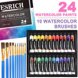 78Pcs Acrylic Paint Set With Wood Easel, Paint Brushes, Canvases, Art Painting Supplies Kit For Kids, Students, Artists And Beginners