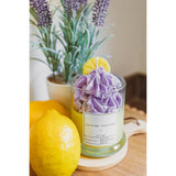 Lavender Lemonade Scented Soy Candle, 12 Oz, Hand-Piped Dessert Design, 60+ Hour Burn Time