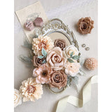 Roses Artificial Flowers Nude Fake Flower For Diy Wedding Bouquet Bridal Baby Shower Decorations Party Table Centerpieces Cake Decorating Silk Floral Arrangement Home Decor Indoor Beige