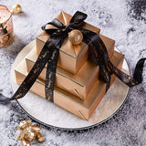 Gold Wrapping Paper Roll - Mini Roll - 17 Inch X 16.5 Feet - Basic Texture Matte Gold For Birthday, Holiday, Wedding, Baby Shower