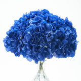 Artificial Hydrangea Flowers Pack Of 10 Royal Blue Fake Hydrangea With Stems For Wedding Home Party Shop Baby Shower Decor Table Centerpieces Bouquets Diy Floral Decoration