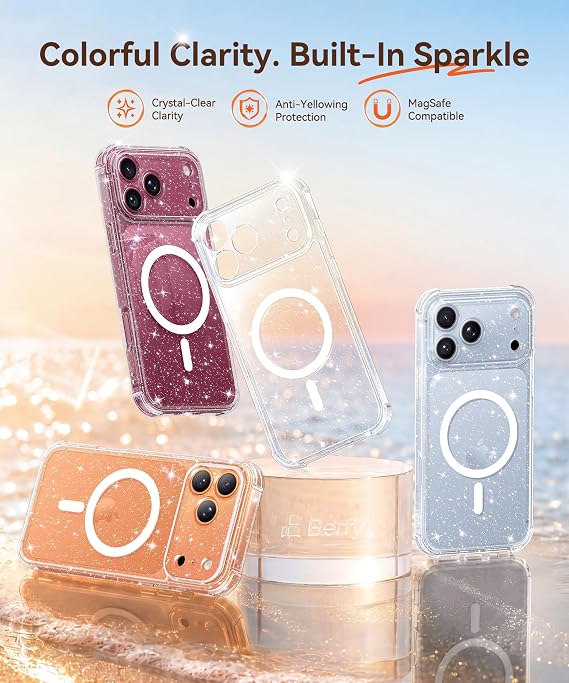 iPhone 18 Pro Case and iPhone 17 Pro Case for Women 6.3 Inch Stylish Protective Cover