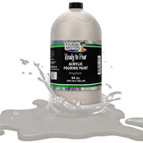 Pouring Masters Graystone Ready To Pour Acrylic Pouring Paint - Premium 64-Ounce Pre-Mixed Fluid Acrylic Paint - Fluid Art Supplies For Canvas, Wood, Paper, Tile & Rocks