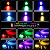 Updated 16W Starlight Headliner Kits 650Pcs 0.03In 9.8Ft Twinkle + Music Mode Mixed App Remote Sound Control Car Home Rgbw Fiber Optic Light Star Ceiling Light Kit