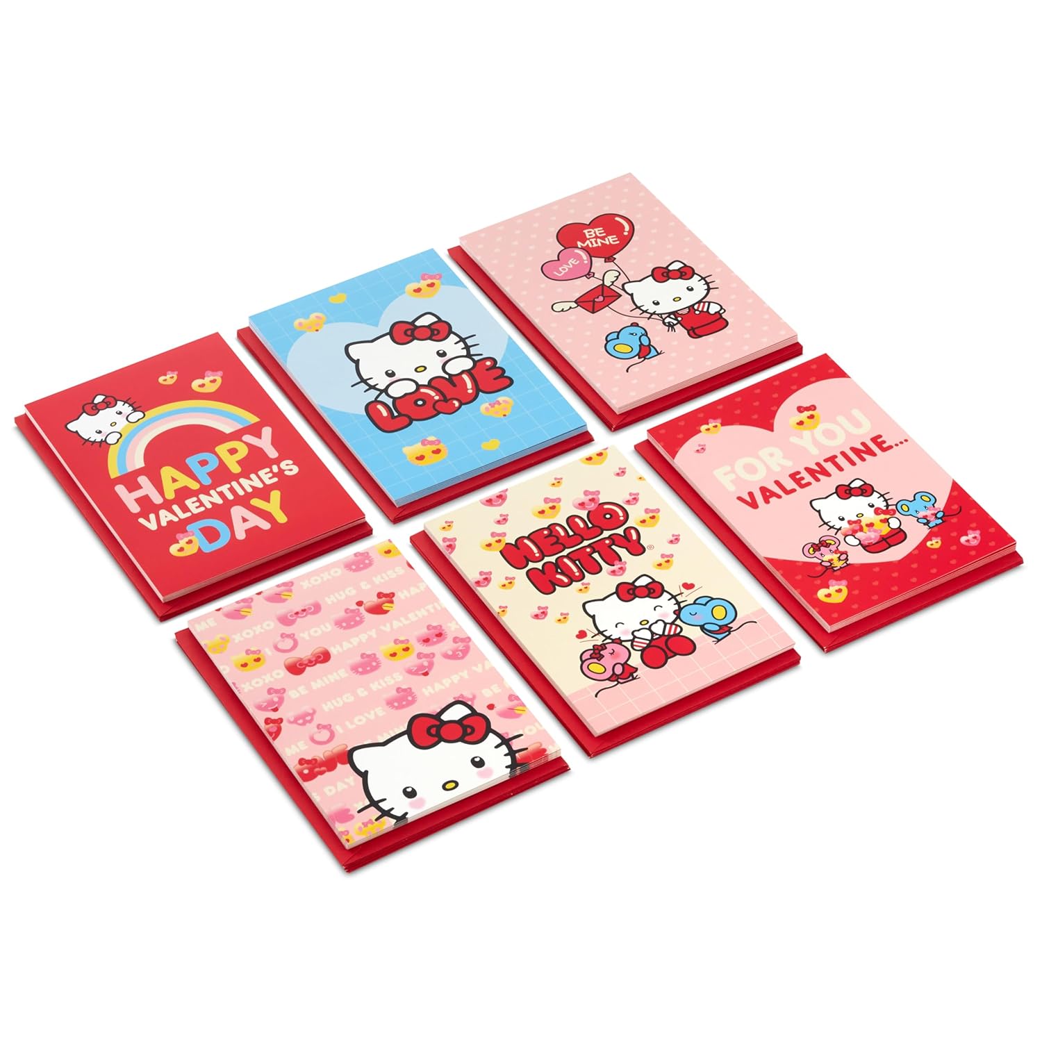 Hallmark Sanrio Hello Kitty Valentines Day Cards for Kids School (36 Classroom Valentines with Envelopes)