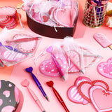 108 Valentine Heart Ballpoint Pen Bulk With Heart Sticky Notes Organza Gift Bag Red Pink Love Retractable Pens For School Classroom Prize Exchange Gift Stationery Office Supplies