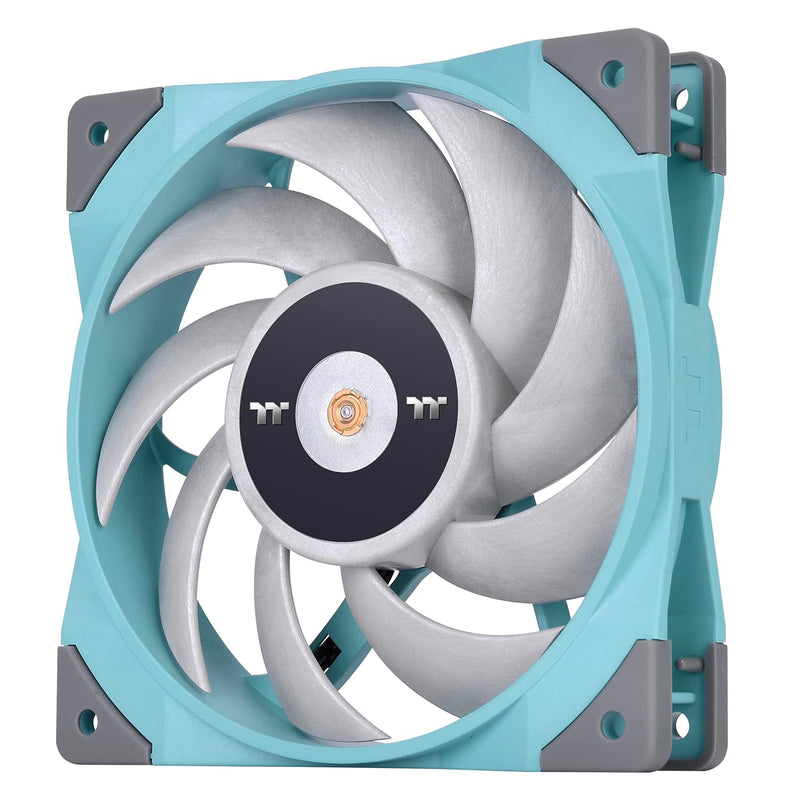 Thermaltake ToughFan 12 Turquoise High Static Pressure 2000 PWM, Metal-Reinfor