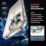 3 in 1 Case for iPhone 16 Pro 6.3 Inch Titanium Gray Protective Cover