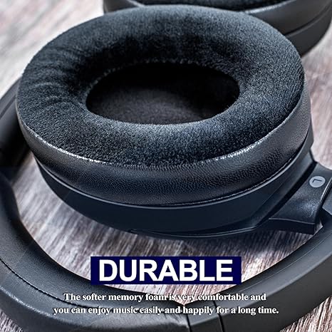 Replacement Earpads for Sony WH 1000XM4 Headphones Hybrid Velour Ear Cushions Soft Comfortable Wear Resistant Ear Pads Compatible with WH1000XM4