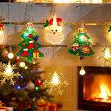 4M 20 Led Christmas Atmosphere Light Snowman Light