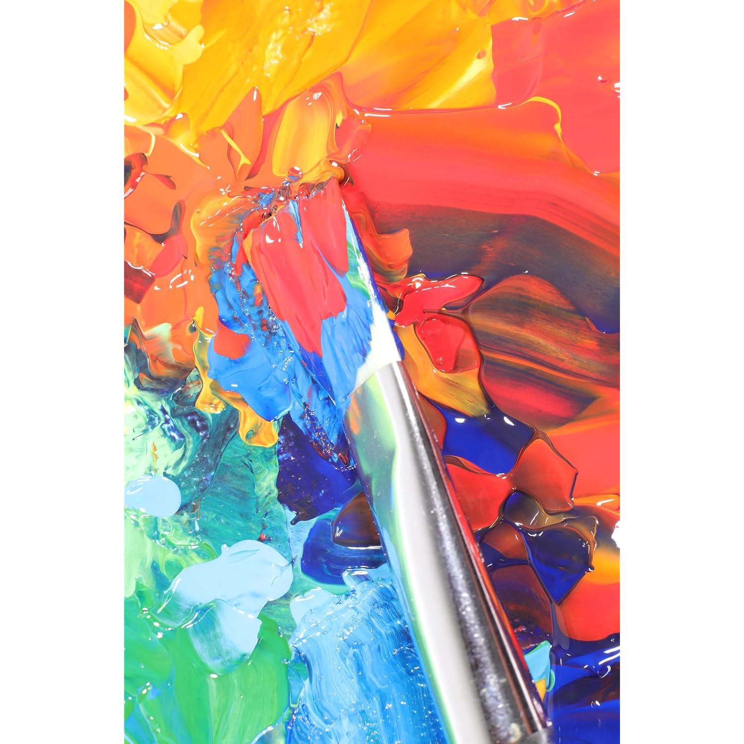 Acrylic Paint Set 24 Colours 36Ml, Perfect For Canvas, Wood, Fabric, Leather, Cardboard, Paper, Mdf And Crafts