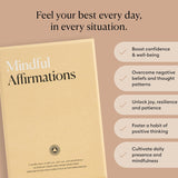 Mindful Affirmations, 52 Positive Affirmation Cards For Women With Display Stand, Daily Affirmations For Inspiration, Mindfulness & Self Care, Unique Gifts For Women And Men