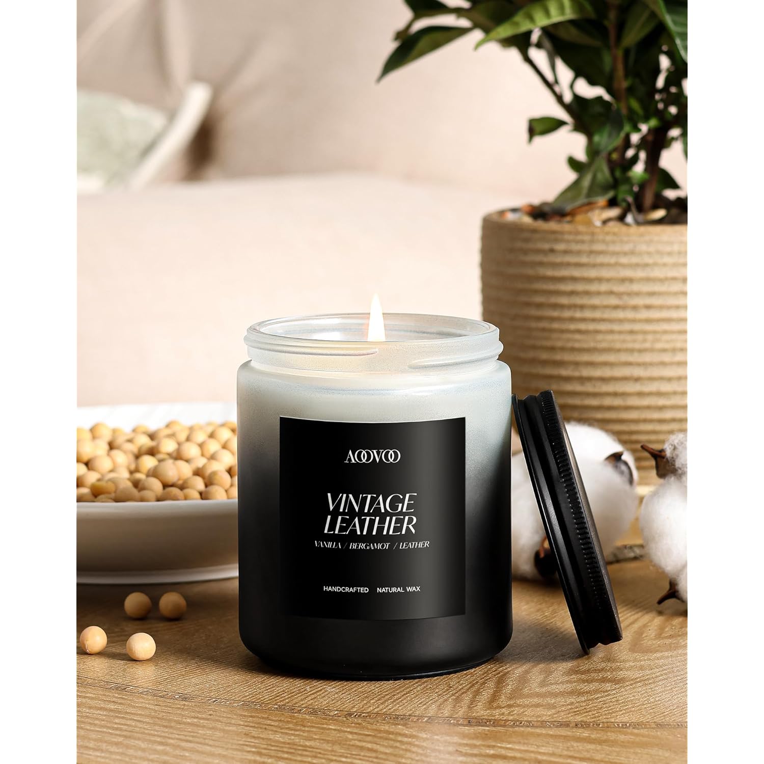 Scented Candles Set - 6 Pack Men Candles For Home Scented, 42 Oz Soy Wax, 300 Hour Long Lasting Candle, Soy Candle Gifts Set For Men, Birthday, Valentine, Christmas, Anniversary Present