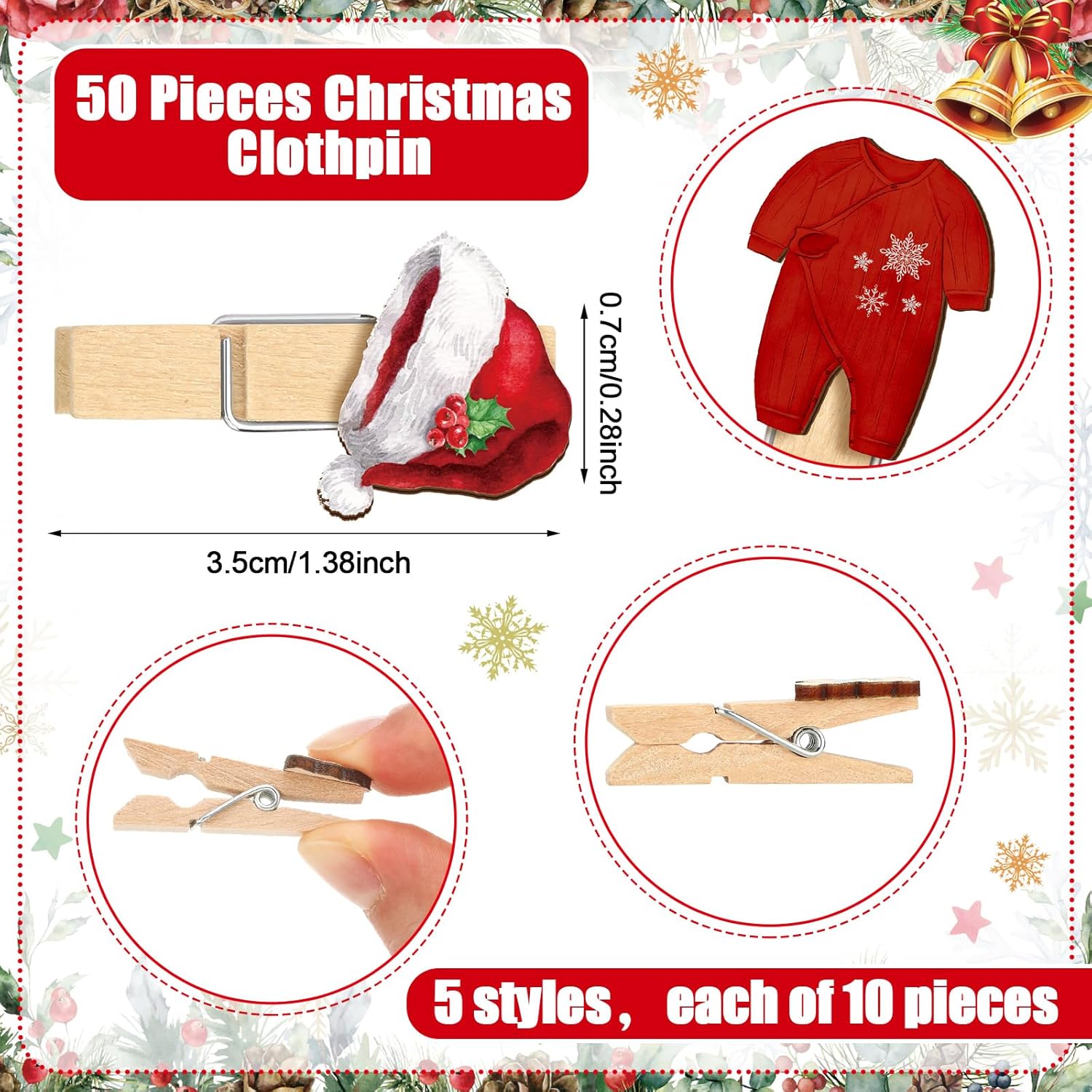321 Pcs Christmas Santa Baby Shower Game Supplies Include 250 Activity Cards 20 Pencils 1 Don'T Say Baby Sign 50 Clothespins For Price Is Right Prediction Bingo Game Party Decor