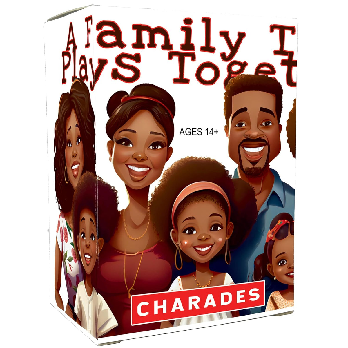 A Family That Plays Together Black Owned Family Hood Charades Game For Adults Perfect Charades Game For Urban Black Trivia Game Night With Culture Charades