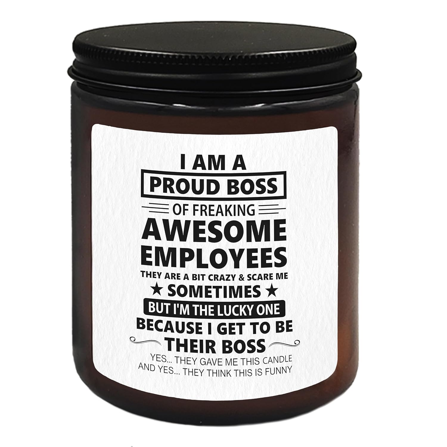 Boss Gifts: Scented Candle Gifts For Boss - Funny Lavender Scented Candles For Women