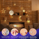 11.48 Ft 21 Led Star And Moon String Lights Plug In Christmas Warm White Fairy Light Waterproof Decor For Bedroom Usb Po