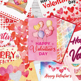 24 Pack Valentines Day Cards Assortment Bulk Hearts Greeting Cards With Envelopes And Stickers For Valentines Day Party Favors Supplies