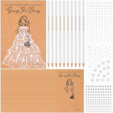 30 Sets Guess The Dress Bridal Shower Games For Guests Include 30 Wedding Shower Games Cards 30 Water Soluble Pencils With Rose Pearl Gem Stickers Fun Wedding Party Favor Supplies