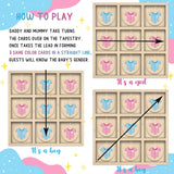 Gender Reveal Tic Tac Toe Board Game, Gender Reveal Games Tic-Tac-Toe For He Or She, Baby Gender Reveal Ideas Party Supplies, Boy Girl Sign, Baby Shower Gender Reveal Decoration Kit