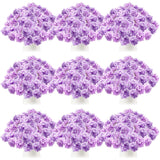 100 Pcs Hydrangea Artificial Flowers Bulk 7.48 Inch Artificial Hydrangeas With Removable Stems Faux Flowers Wedding Decor For Home Garden Party Decoration Diy Project (Lavender)