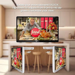 15.6" Flip-Down TV, 12V, 90° Rotation, Noise Reduction, for Kitchen & RV