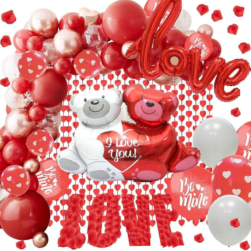 Valentine Day Balloon Decorations Kit, Valentine Day Balloons Arch Gar