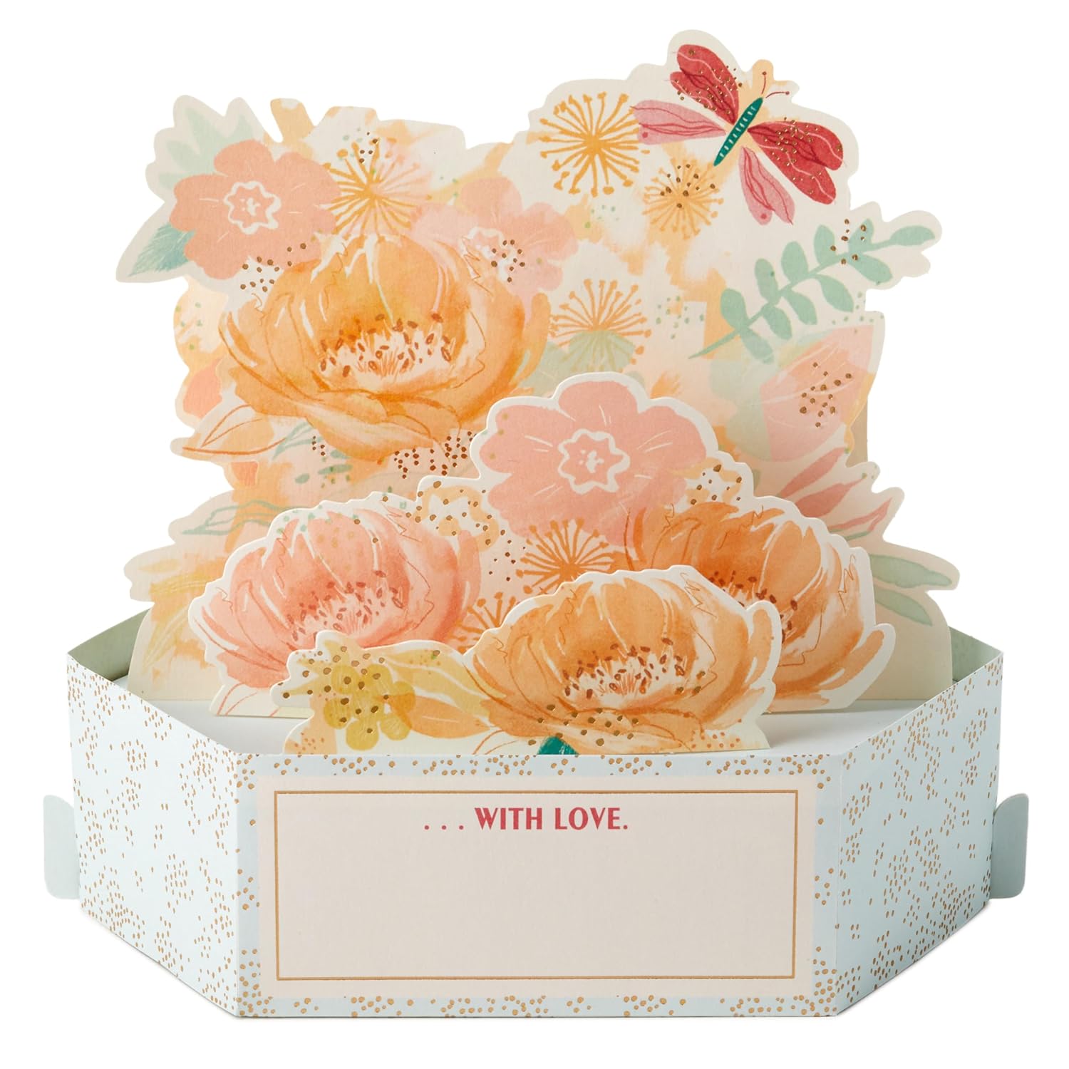 Hallmark Paper Wonder Mother's Day Pop Up Card (Pink Flowers)