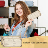 Vintage Gift Certificates For Business, For Spa Salon Restaurants Wedding Bridal Customer Custom Client Vouchers Coupon Birthday Christmas, 25 Pcs Blank Gift Cards -004